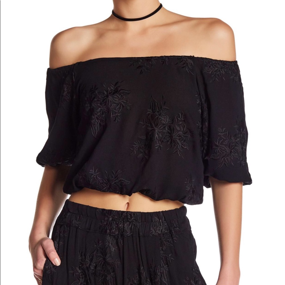 Flynn Skye Off the Shoulder Toronto Tops